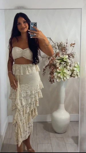 Conjunto blanco textura